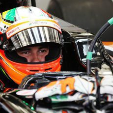 Sergio Pérez continúa dentro de su VJM07