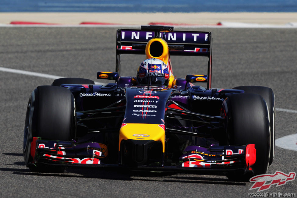 Daniel Ricciardo rueda poco con el RB9