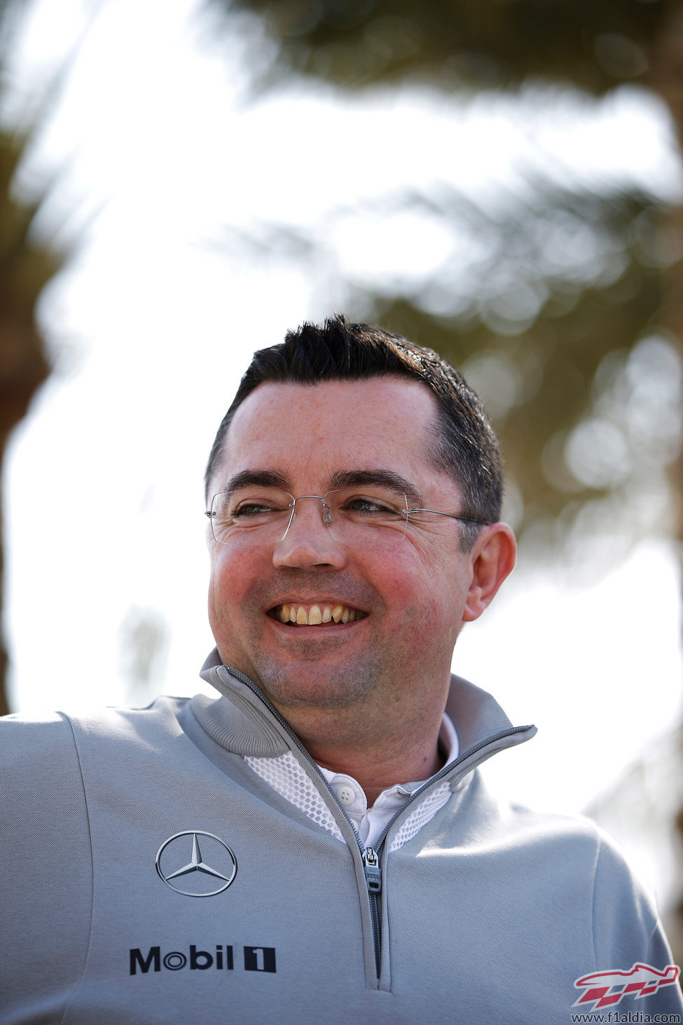 Eric Boullier está sonriente en McLaren