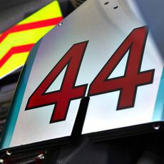 El número 44 de Lewis Hamilton, a escena en Baréin