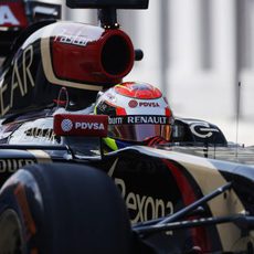 La jornada no pudo terminar para Pastor Maldonado