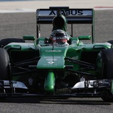 Kamui Kobayashi rueda con su CT05