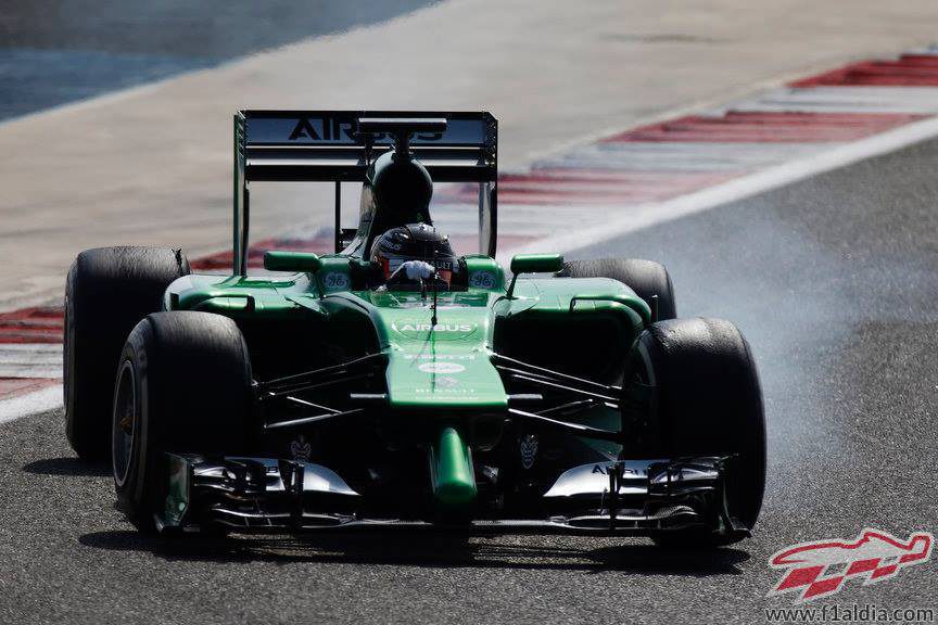 Pequeña pasada de frenada de Kamui Kobayashi