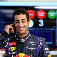 Sonrisa de Daniel Ricciardo en Red Bull