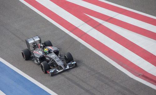 Esteban Gutiérrez a bordo del C33