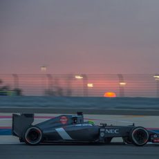 Anochece con Gutiérrez en pista