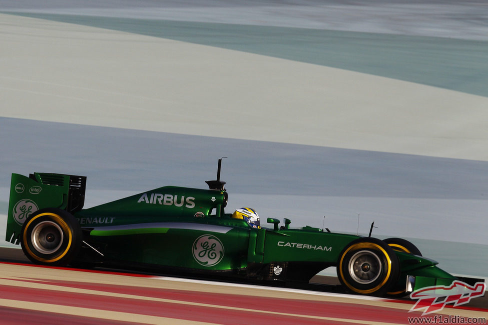 Marcus Ericsson rueda con los blandos