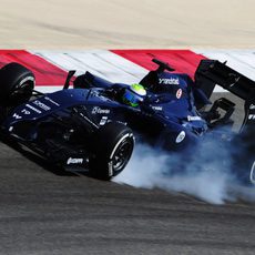 Bloqueo de ruedas de Felipe Massa