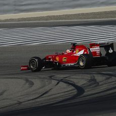 Curva para Kimi Räikkönen con el F14-T