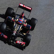 Un par de problemas privaron a Romain Grosjean de rodar más