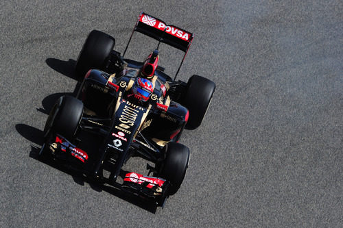 Un par de problemas privaron a Romain Grosjean de rodar más