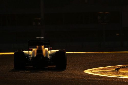 Jules Bianchi ve como atardece en Baréin