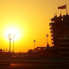 Atardece en Baréin con Jules Bianchi en pista