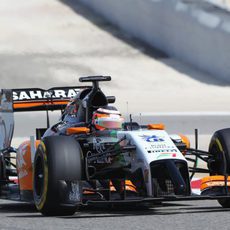 Nico Hülkenberg rueda a toda velocidad