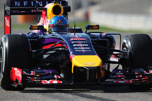 Sebastian Vettel encara su última jornada de test