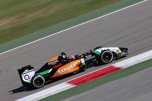 Nico Hülkenberg a bordo del Force India VJM07