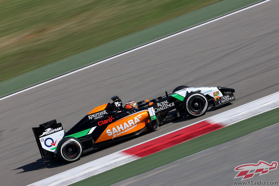 Nico Hülkenberg a bordo del Force India VJM07