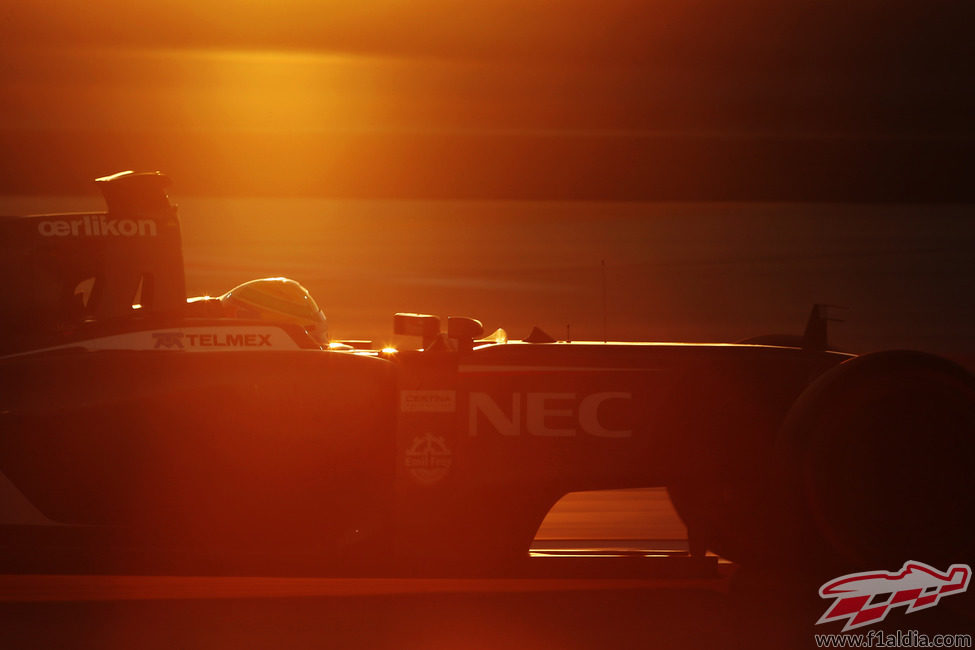 Atardecer para Esteban Gutiérrez en Baréin