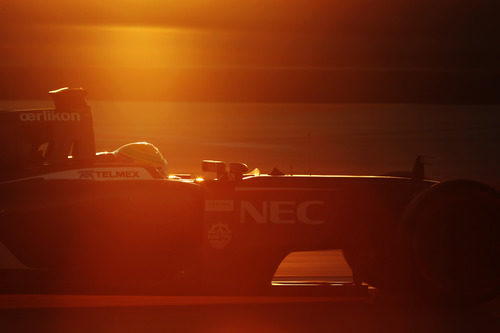 Atardecer para Esteban Gutiérrez en Baréin