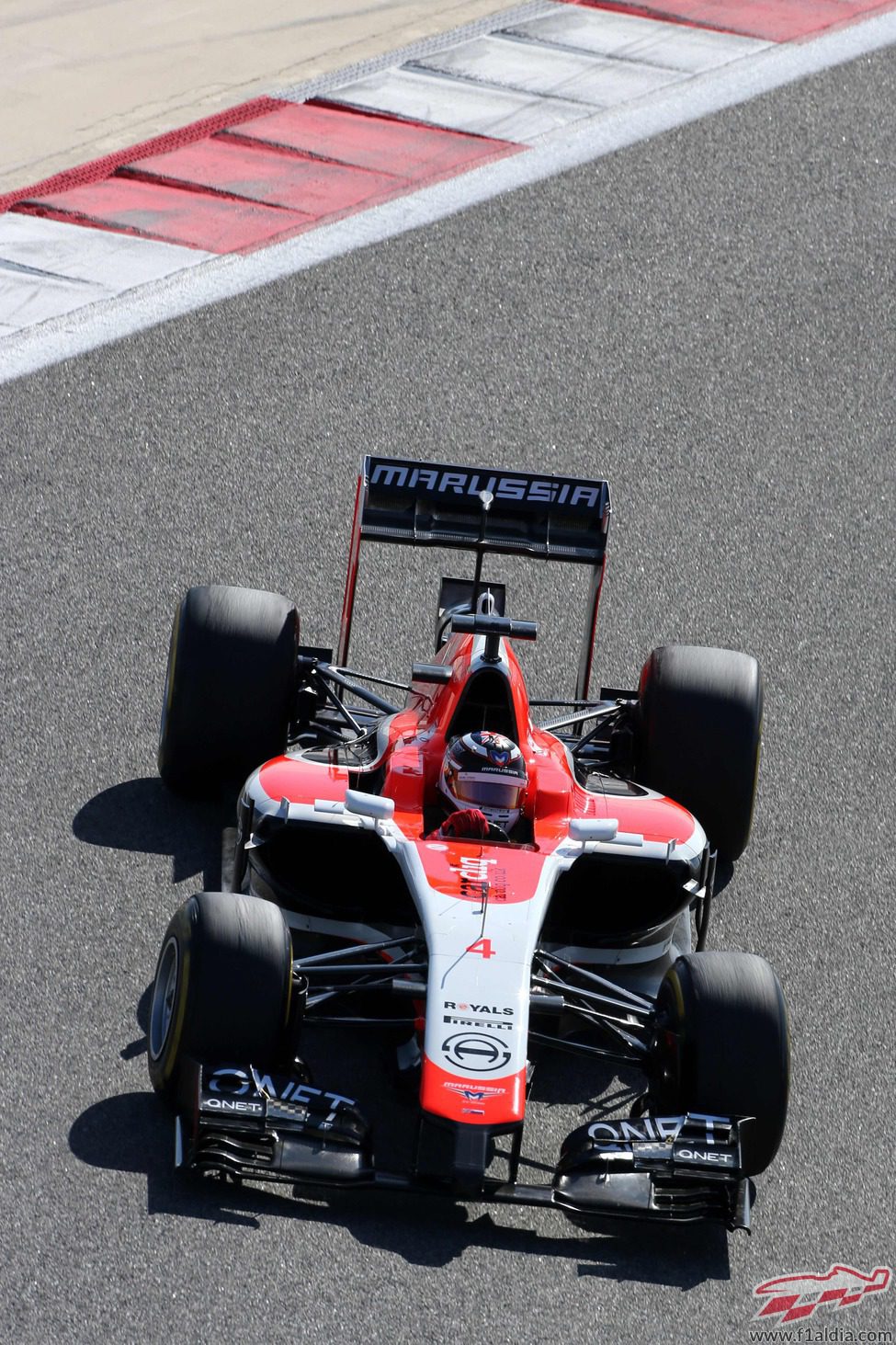 Max Chilton en el cuarto día de test