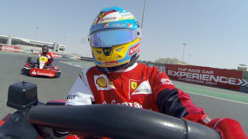 Fernando Alonso 'on board'