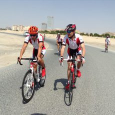 Un entrenamiento en bicicleta