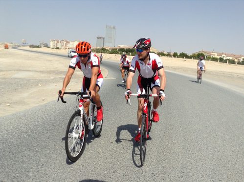 Un entrenamiento en bicicleta