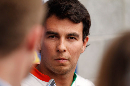 Sergio Pérez con Force India para 2014
