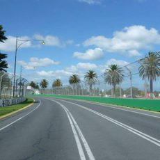 Albert Park vestido de circuito