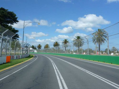 Albert Park vestido de circuito