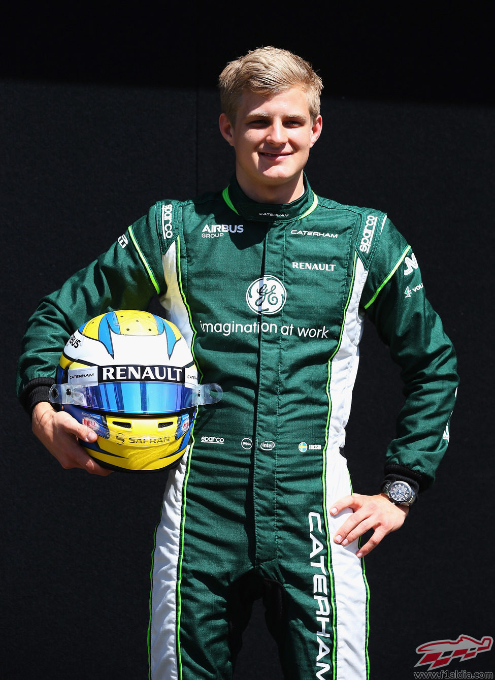 Marcus Ericsson, piloto de Caterham en 2014