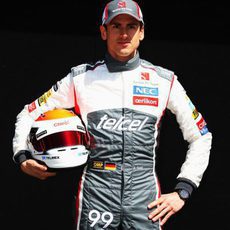 Adrian Sutil, piloto de Sauber en 2014