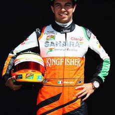 Sergio Pérez viste de Force India