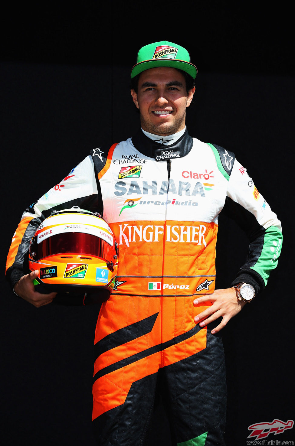 Sergio Pérez viste de Force India