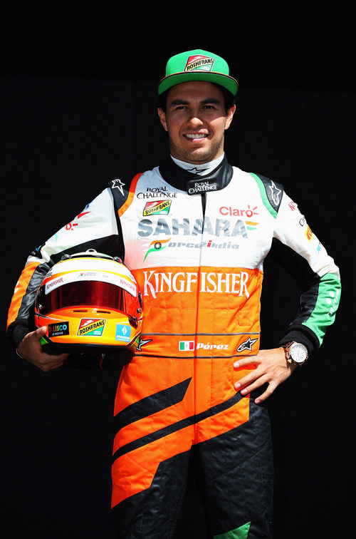 Sergio Pérez, piloto de Force India en 2014