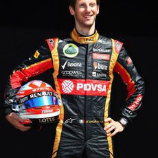 Romain Grosjean, piloto de Lotus en 2014