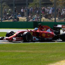 Fernando Alonso disputa los entrenamientos en Australia