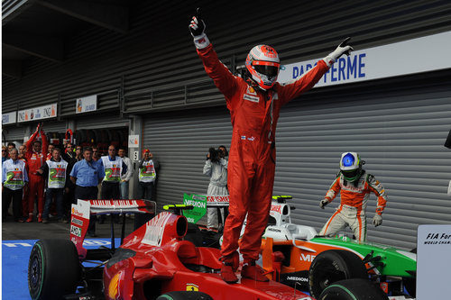 Räikkönen acaba primero en el GP de Bélgica 2009
