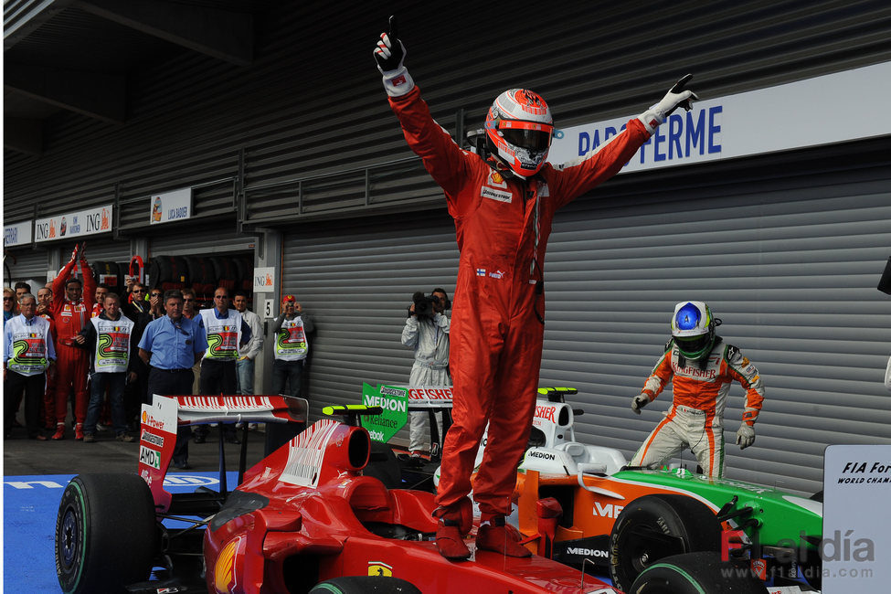 Räikkönen acaba primero en el GP de Bélgica 2009