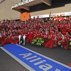 El equipo Ferrari