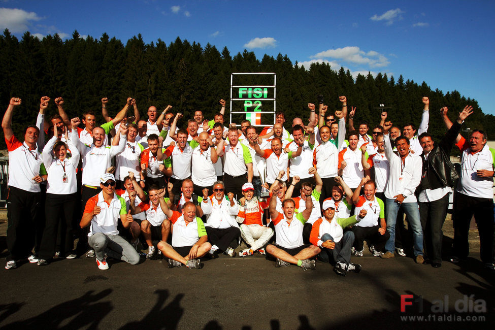 Foto de equipo de Force India