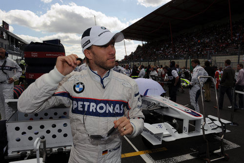 Heidfeld en parrilla