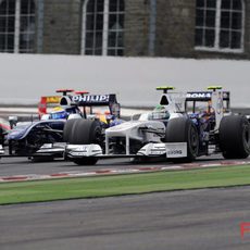 Heidfeld y Rosberg