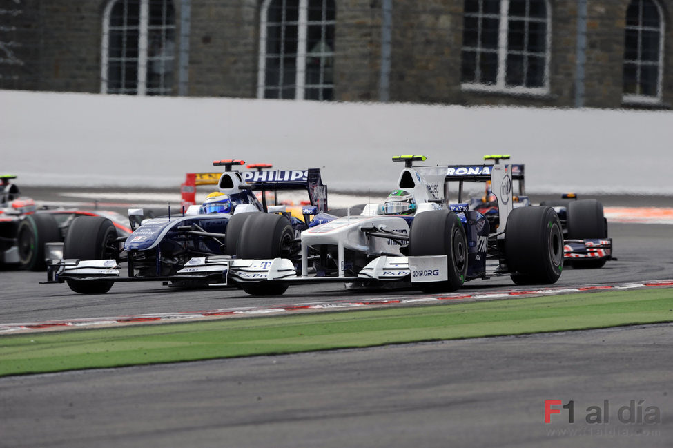 Heidfeld y Rosberg