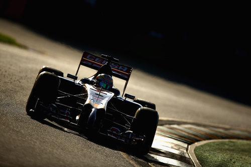 Jean-Eric Vergne haciendo kilómetros en Australia