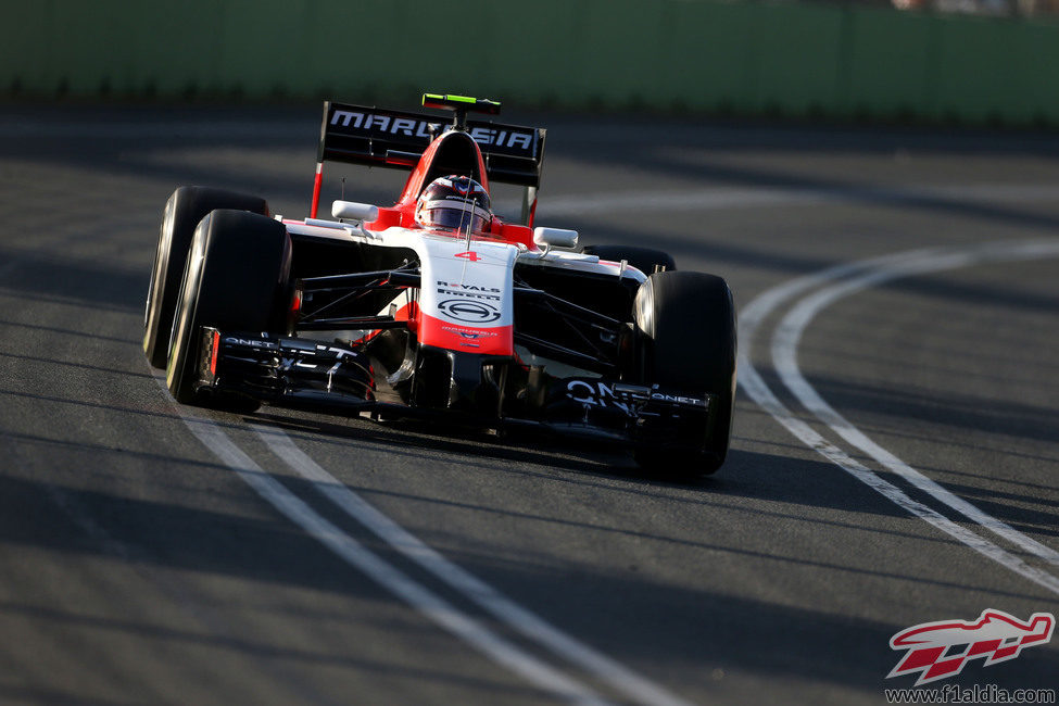 Max Chilton pilota el MR03 en Albert Park