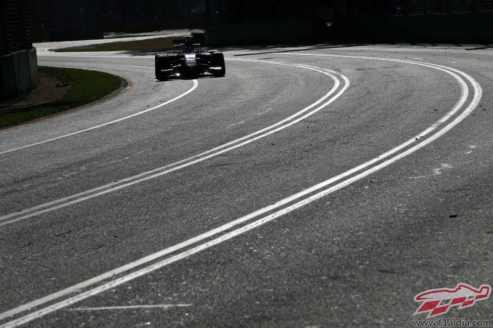 Curvas en Albert Park para Jules Bianchi