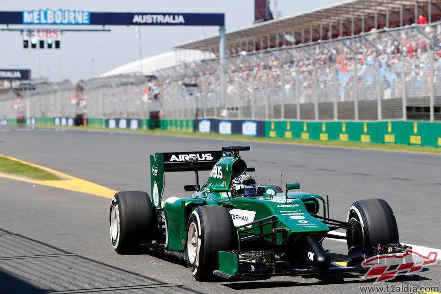 Kamui Kobayashi prueba el compuesto medio