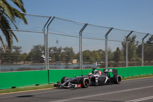 Vuelta cronometrada de Adrian Sutil en Australia