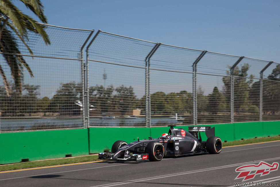 Vuelta cronometrada de Adrian Sutil en Australia